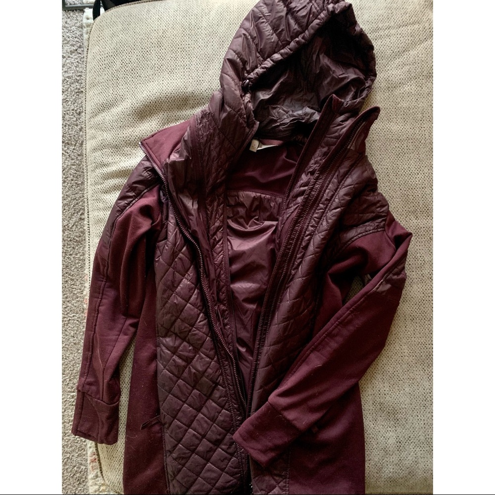 Athleta plum/maroon colored jacket